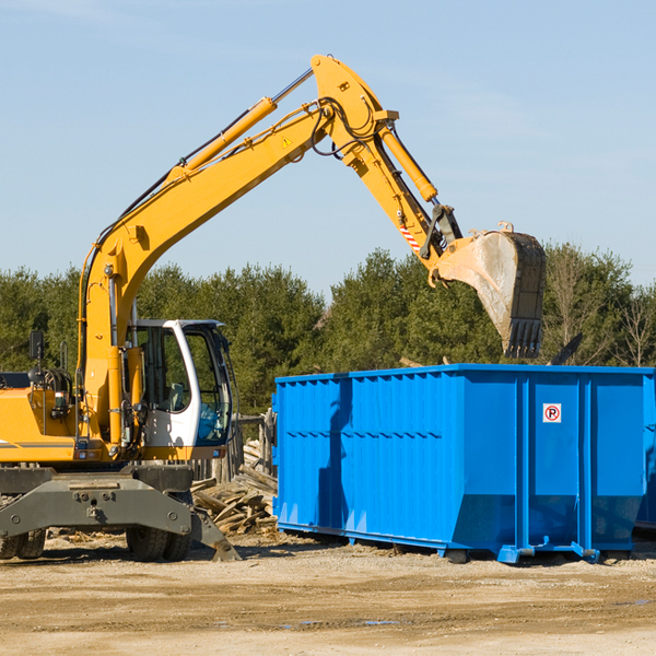 how does a residential dumpster rental service work in Frohn MN